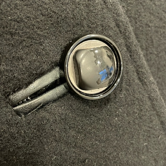 Mackage Wool Blend Black Peacoat - Picture 4 of 15